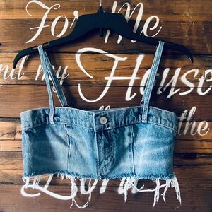 Reformation Ami denim top size 4